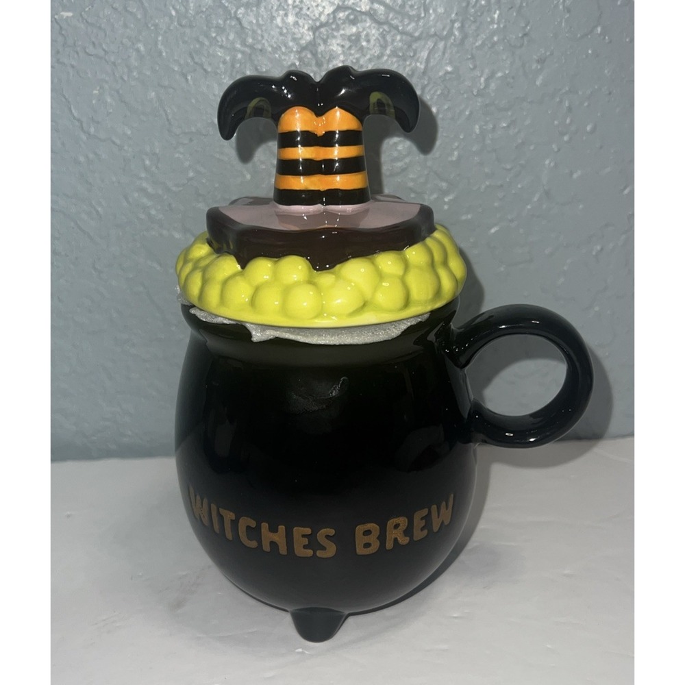 Tag Ceramic 16oz Witches Brew Coffee Mug‎ and Topper Set
